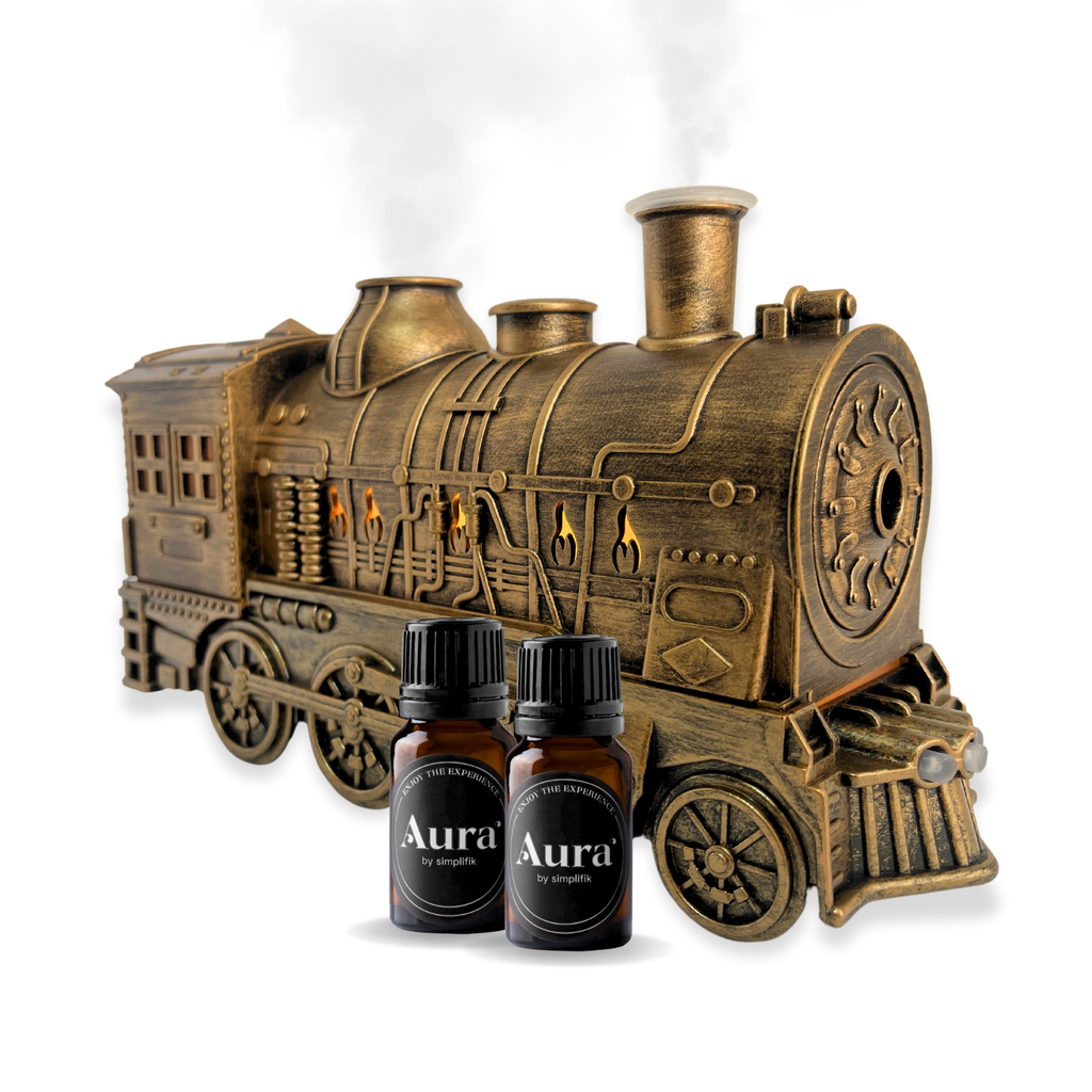 Tren Humificador De Aroma Con Luz Led - Expreso Aura