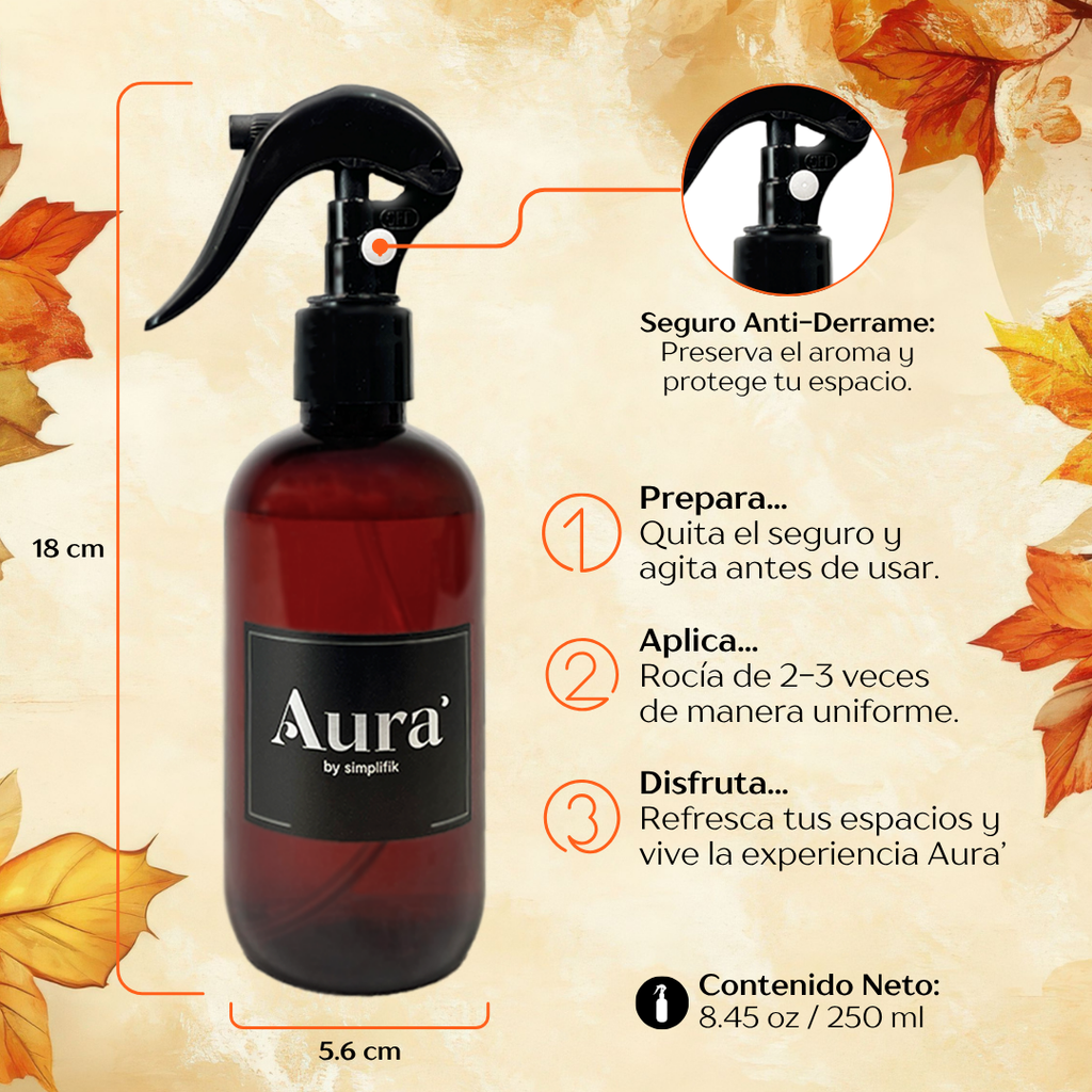 Uso de Aromatizante Spray Room