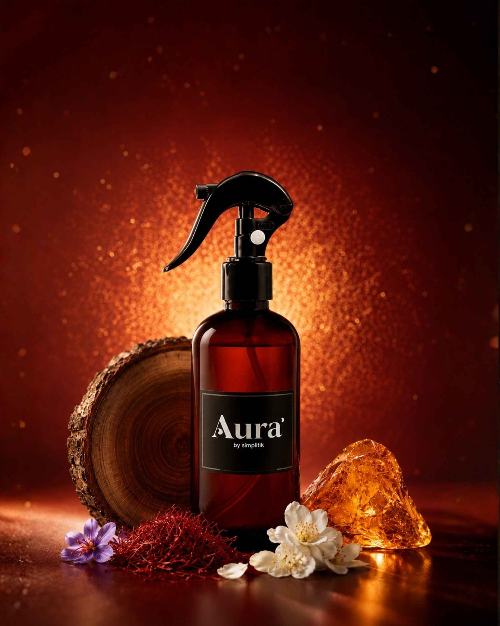 Aromatizante Spray Room Tipo Baccarat Rouge 540 Aura by Simplifik
