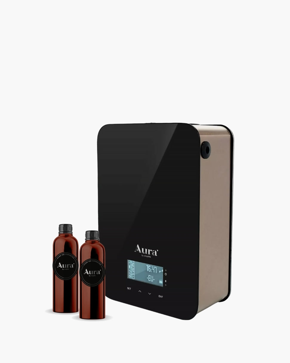 Difusor profesional Draco Aura by Simplifik para aromatización de ambientes con control desde app móvil