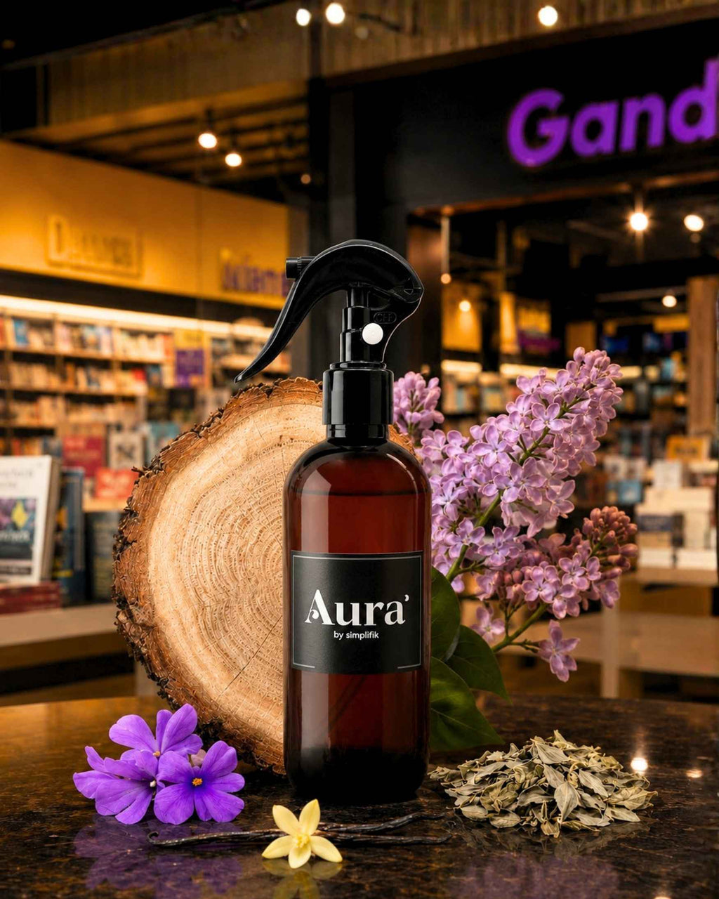 Aromatizante Spray Room Tipo Librerías Gandhi Aura by Simplifik
