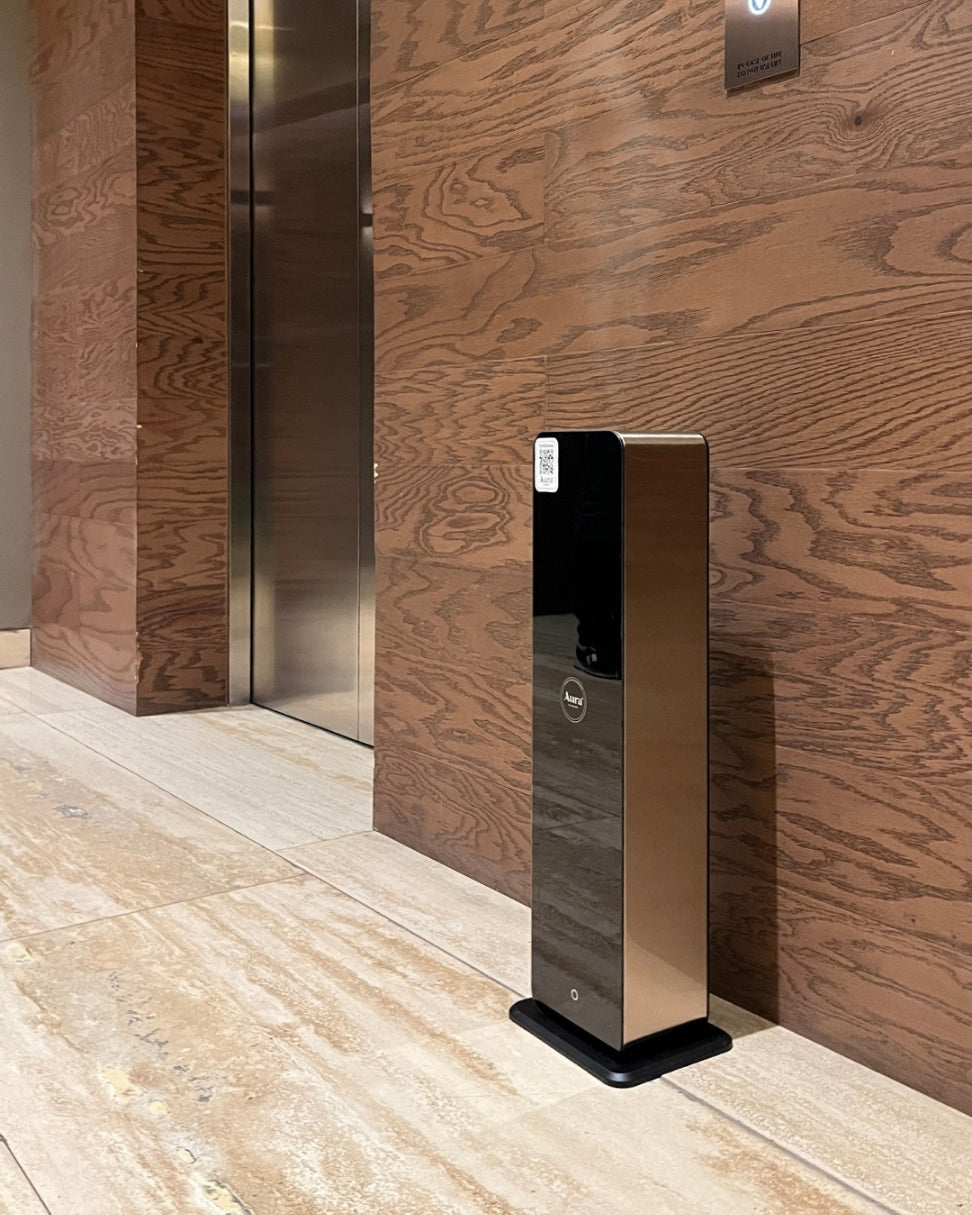 Difusor profesional Gemini Aura by Simplifik para aromatización de ambientes amplios con control desde app móvil