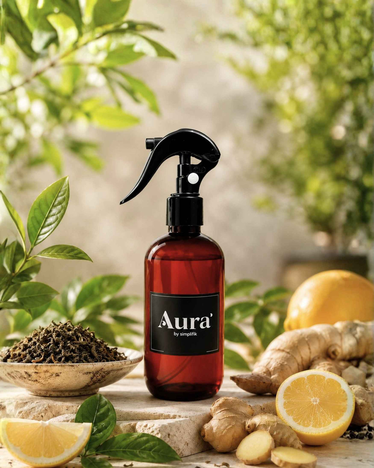 Aromatizante Spray Room Ginger & Tea Aura by Simplifik
