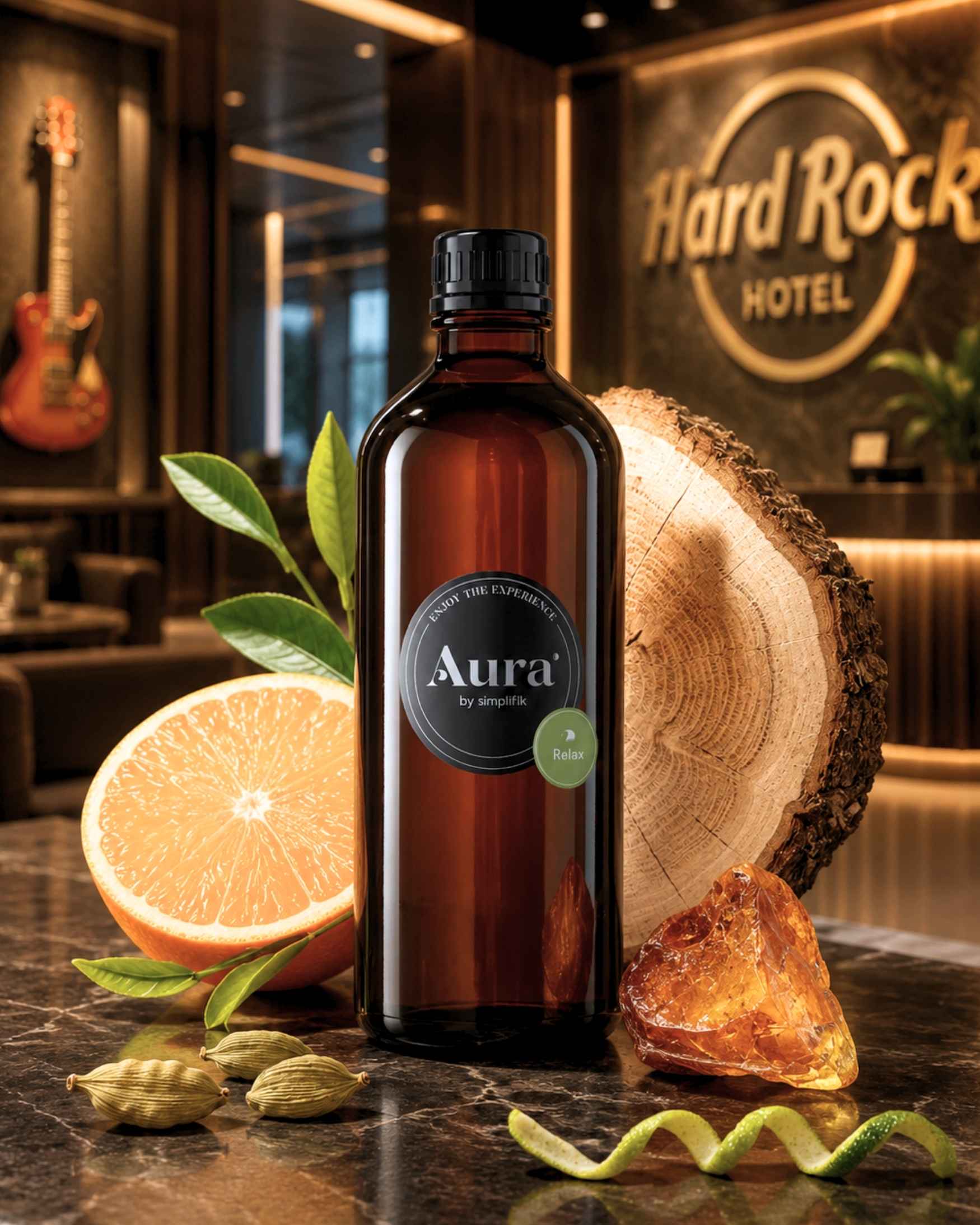 Aroma para Difusor Tipo Hotel Hard Rock Aura by Simplifik
