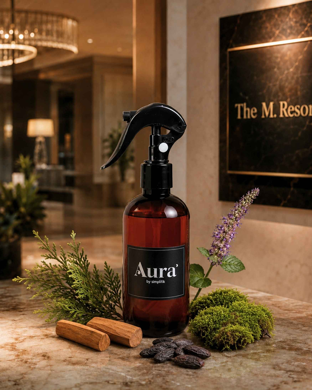 Aromatizante Spray Room Tipo Hotel The M. Resort Aura by Simplifik
