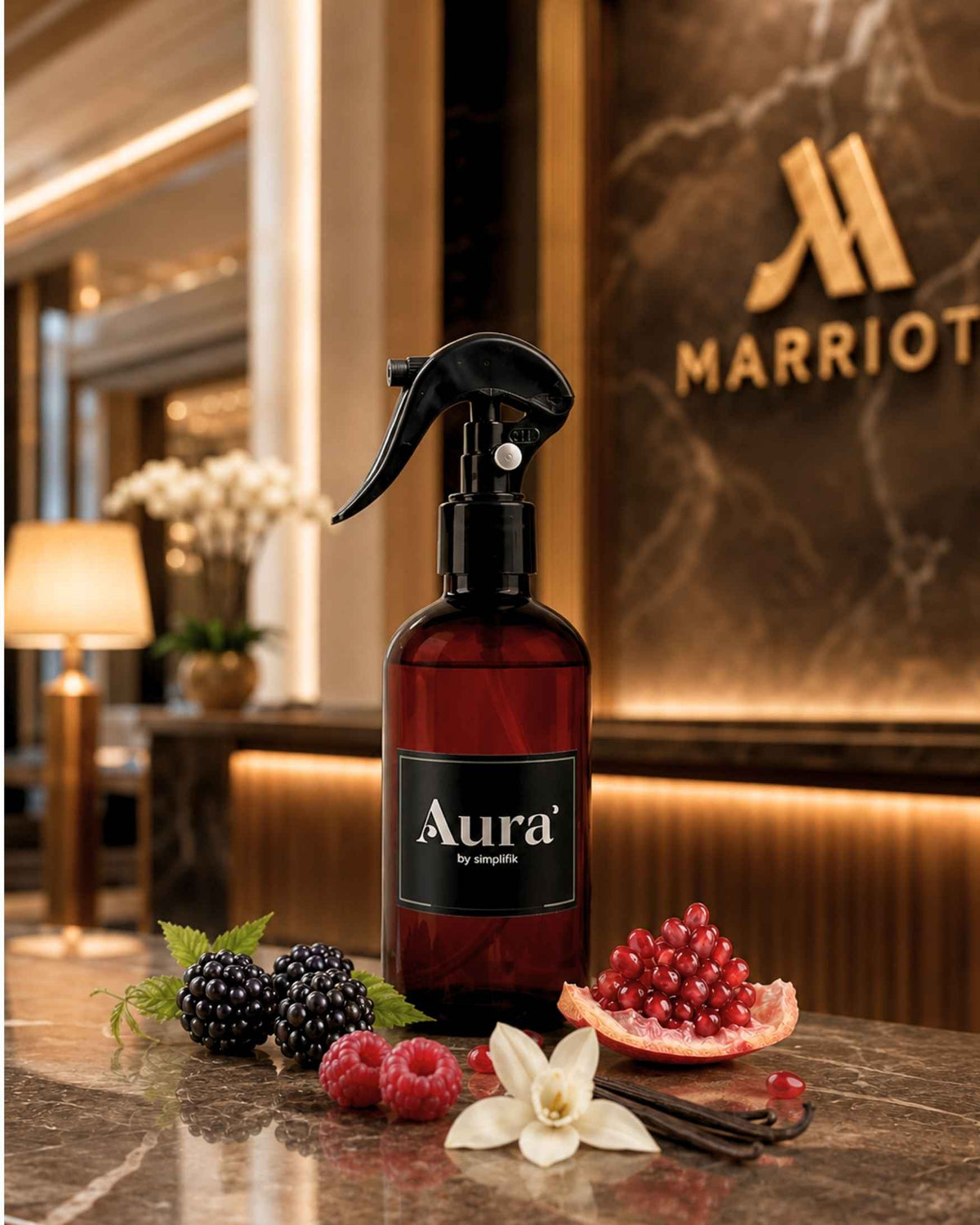 Aromatizante Spray Room Tipo Hotel Marriott Aura by Simplifik

