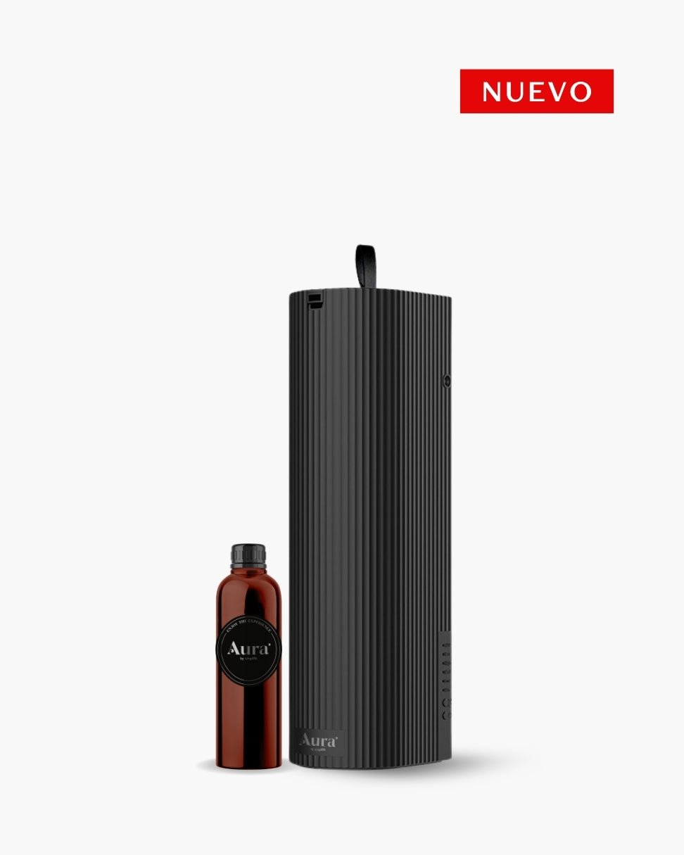 Difusor profesional Nova Aura by Simplifik para aromatización de ambientes con control desde app móvil black