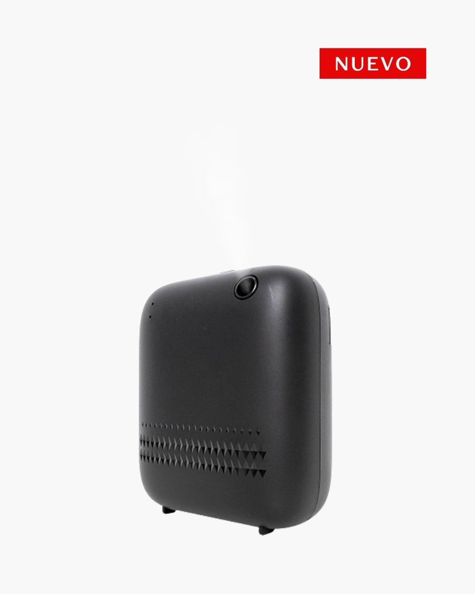 Difusor profesional Sirius Aura by Simplifik para aromatización de ambientes con control desde app móvil black