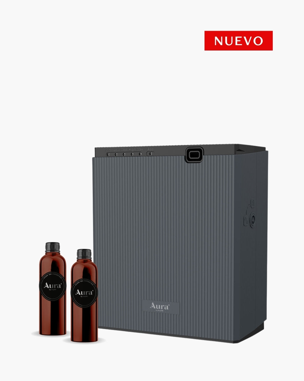 Difusor profesional SK01 Aura by Simplifik para aromatización de espacios con control desde app móvil black