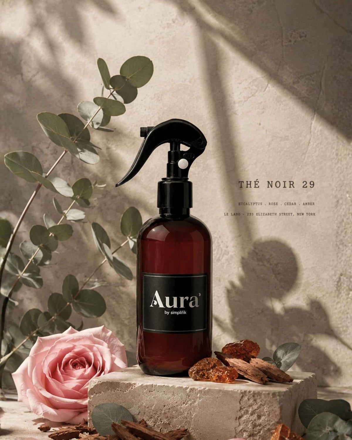 Aromatizante Spray Room Tipo Thé Noir 29 Aura by Simplifik
