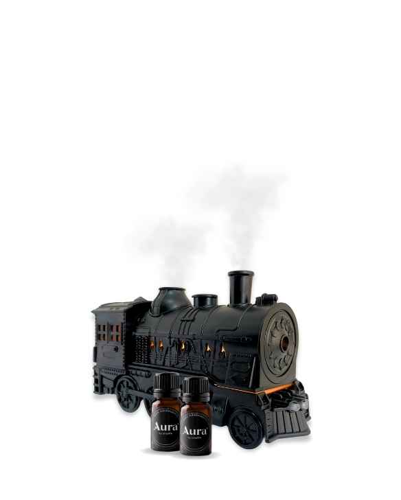 Tren Humificador De Aroma Con Luz Led - Expreso Aura